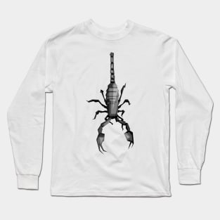 black and white scorpion Long Sleeve T-Shirt